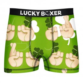боксерки,мъжко,бельо,lucky,boxer,lb001,boxers,green,(multicolor)