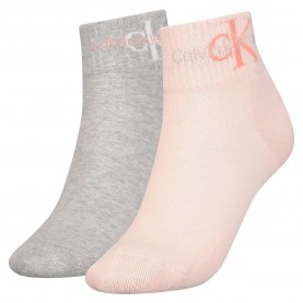чорапи,дамски,чорапи,calvin,klein,701225317,quarter,short,socks,2,pairs,multicolor,(light,almond,combo)
