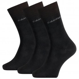 чорапи,мъжки,чорапи,calvin,klein,701226014,socks,3,pairs,black