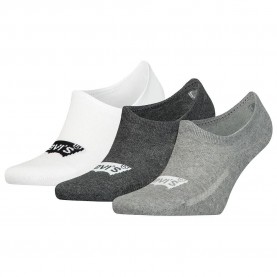 чорапи,мъжки,чорапи,levi´s,®,batwing,logo,recycled,no,show,socks,3,pairs,grey,combo,(multicolor)