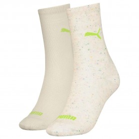 чорапи,дамски,чорапи,puma,100000964,socks,2,pairs,beige,(oatmeal,confetti)