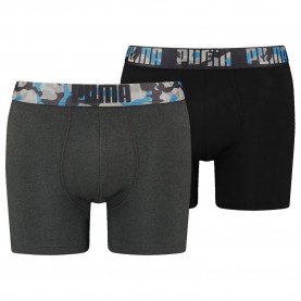 боксерки,мъжко,бельо,puma,print,boxers,2,units,black,regal,blue,(multicolor)
