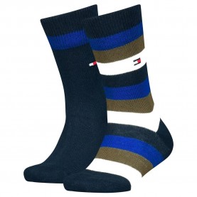 чорапи,детски,чорапи,tommy,hilfiger,basic,socks,2,pairs,multicolor,(olive,green,blue,combo)