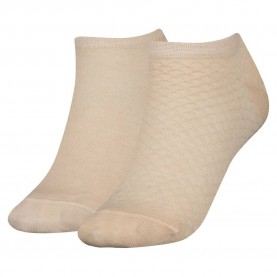 чорапи,дамски,чорапи,tommy,hilfiger,diamond,structure,short,socks,2,pairs,beige,(beige)