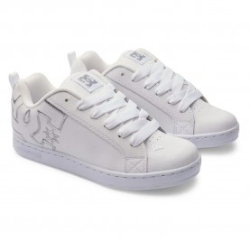 обувки,дамски,маратонки,dc,shoes,court,graffik,trainers,white,m,silver