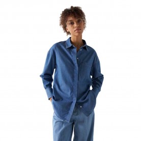 риза,с,дълъг,ръкав,дамски,блузи,дамски,ризи,salsa,jeans,21007012,oversize,long,sleeve,shirt,blue