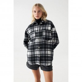 дънки,дамски,якета,и,палта,salsa,jeans,21007083,overshirt,black