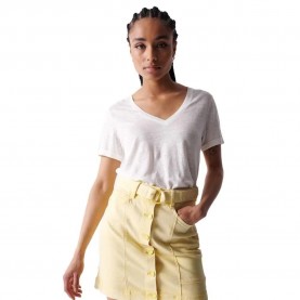 тениска,дамски,тениски,salsa,jeans,21007531,short,sleeve,v,neck,t,shirt,white,(white)