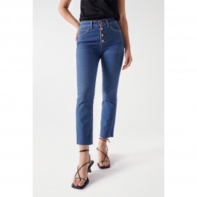 дънки,дамски,панталони,salsa,jeans,glamour,crop,flare,fit,jeans