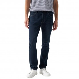 дънки,мъжки,панталони,salsa,jeans,s,activ,slim,fit,jeans,greencast,(blue)