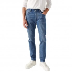 дънки,мъжки,панталони,salsa,jeans,s,activ,slim,fit,jeans,blue