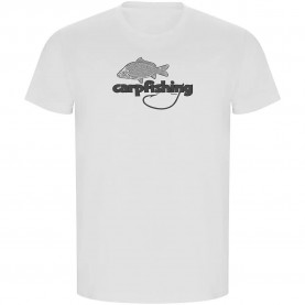 тениска,мъжки,тениски,kruskis,carpfishing,eco,short,sleeve,t,shirt,white