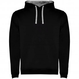 суичър,мъжки,пуловери,kruskis,keep,calm,and,bike,on,two,colour,hoodie,black,grey,(black)