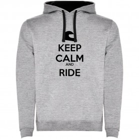 суичър,мъжки,пуловери,kruskis,keep,calm,and,ride,hoodie,heather,grey,black,(grey)