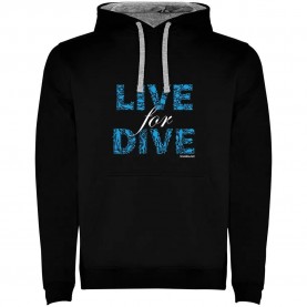 суичър,мъжки,пуловери,kruskis,live,for,dive,two,colour,hoodie,black,grey,(black)