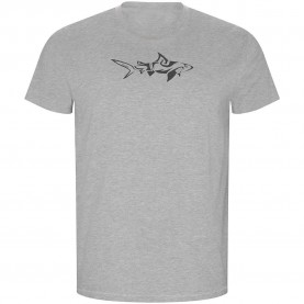 тениска,мъжки,тениски,kruskis,shark,tribal,eco,short,sleeve,t,shirt,heather,grey,(grey)