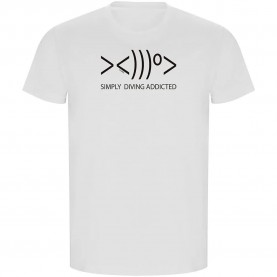 тениска,мъжки,тениски,kruskis,simply,diving,addicted,eco,short,sleeve,t,shirt,white