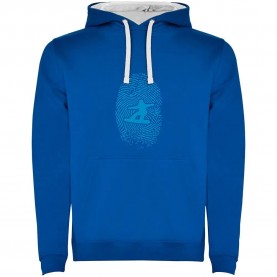 суичър,мъжки,пуловери,kruskis,snowboarder,fingerprint,two,colour,hoodie,royal,blue,white,(blue)