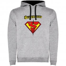 суичър,мъжки,пуловери,kruskis,super,diver,two,colour,hoodie,grey,(heather,grey,black)