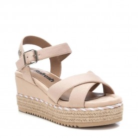 Сандали на платформа Refresh 17058 wedge sandals - Brown (Beige) сандали,на,платформа,дамски,сандали,и,чехли,refresh,17058,wedge,sandals,brown,(beige)