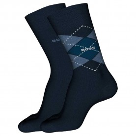 чорапи,мъжки,чорапи,boss,rs,argyle,col,cc,10254301,socks,2,pairs,multicolor,(dark,blue)