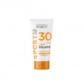 козметика,за,защита,от,слънце,biarritz,bio,spf,+30,sport,50ml,sunscreen,golden,(white)