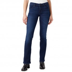 дънки,дамски,панталони,wrangler,112342797,bootcut,fit,jeans,blue