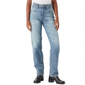 Дънки Wrangler 112343582 Mom Straight Fit jeans - Blue (Tainted Wash) дънки,дамски,панталони,wrangler,112343582,mom,straight,fit,jeans,blue,(tainted,wash)