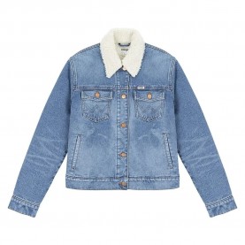 яке,дамски,якета,и,палта,wrangler,heritage,sherpa,denim,jacket,first,love,(blue)