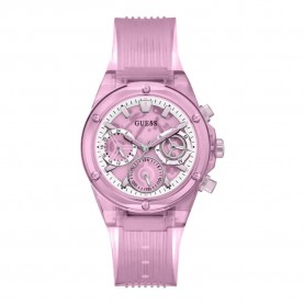 часовник,часовници,guess,athena,watch,clear,(pink)