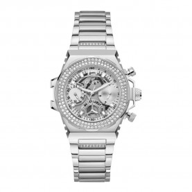 часовник,часовници,guess,fusion,watch,silver