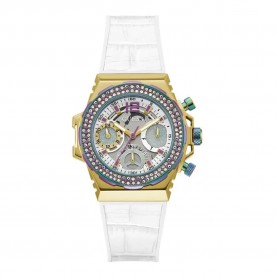 часовник,часовници,guess,fusion,watch,white,(golden)