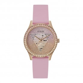 часовник,часовници,guess,lady,idol,watch,pink,(golden)