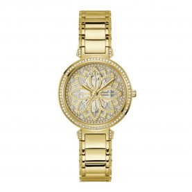 часовник,часовници,guess,lily,watch,golden