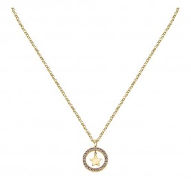 бижутерия,le,petite,story,friendship,yg,amt,hoopstar,405,cm,necklace,golden,(gold)