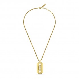 бижутерия,police,razorblade,necklace,golden