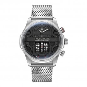 часовник,часовници,police,rotorcrom,ss,mesh,rotor,watch,silver