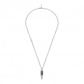 бижутерия,police,showpice,ss,necklace,black,(silver)