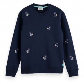 блуза,мъжки,пуловери,scotch,&,soda,172972,sweatshirt,blue