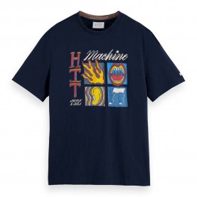 тениска,мъжки,тениски,scotch,&,soda,174575,short,sleeve,t,shirt,blue