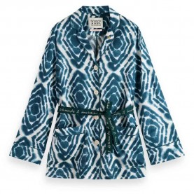 сако,дамски,сака,scotch,&,soda,173139,blazer,green,(disco,tie,dye,bottle,green)