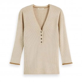 блуза,дамски,пуловери,дамски,плетени,дрехи,scotch,&,soda,173341,sweater,beige,(oatmeal,melange)