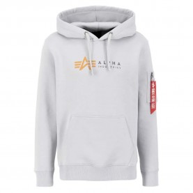 Суичър Alpha industries Alpha Label hoodie - Grey (Grey) суичър,мъжки,пуловери,alpha,industries,alpha,label,hoodie,grey,(grey)