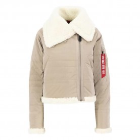 Яке Alpha industries B3 puffer jacket - Beige (Beige) яке,дамски,якета,и,палта,alpha,industries,b3,puffer,jacket,beige,(beige)