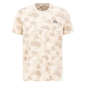 тениска,мъжки,тениски,alpha,industries,basic,small,logo,camo,short,sleeve,t,shirt,beige,(multicolor)