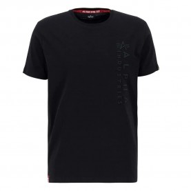 Тениска Alpha industries Emb short sleeve T-shirt - Black (Black) тениска,мъжки,тениски,alpha,industries,emb,short,sleeve,t,shirt,black,(black)
