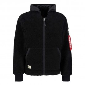 Яке Alpha industries Teddy Nylon ZH jacket - Black (Black) яке,мъжки,якета,alpha,industries,teddy,nylon,zh,jacket,black,(black)