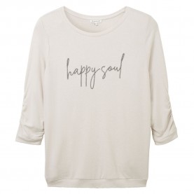 тениска,дамски,тениски,tom,tailor,1038833,cosy,wording,short,sleeve,t,shirt,beige