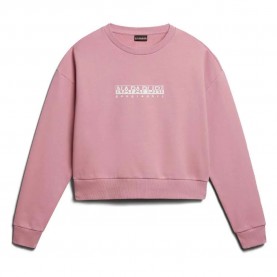Блуза Napapijri B-Box sweatshirt - Pink (Pink Foxglo P87) блуза,дамски,блузи,napapijri,b,box,sweatshirt,pink,(pink,foxglo,p87)