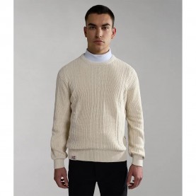 блуза,мъжки,пуловери,napapijri,d,trondheim,sweater,beige,(white,whisper)